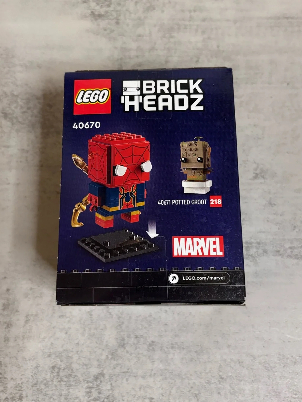 Lego Marvel BrickHeadz Iron Spider-Man Set (#40670)